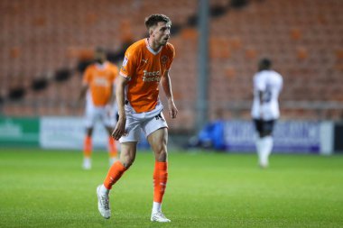 Blackpool 'dan Jake Beesley Sky Bet Ligi 1 maçı sırasında Blackpool Lincoln City' e karşı Bloomfield Road, Blackpool, İngiltere, 1 Ekim 2024