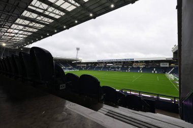 The Hawthorns 'un The Hawthorns, West Bromwich Albion ile Middlesbrough maçı öncesinde 1 Ekim 2024' te İngiltere 'nin başkenti West Bromwich' te oynanacak maçın genel görünümü.