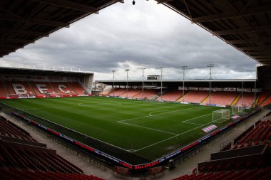 Bloomfield Road 'un içinde, Blackpool' un evi Sky Bet 1 'in karşısında Blackpool, Lincoln City' e karşı Bloomfield Road, Blackpool, 1 Ekim 2024