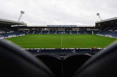 The Hawthorns 'un The Hawthorns, West Bromwich Albion ile Middlesbrough maçı öncesinde 1 Ekim 2024' te İngiltere 'nin başkenti West Bromwich' te oynanacak maçın genel görünümü.