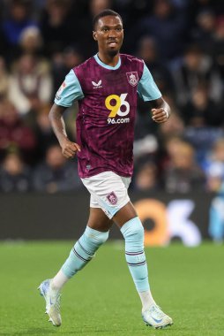 Burnley 'li Jaidon Anthony Gök İddia Şampiyonası' nda Burnley, Plymouth Argyle 'a karşı Turf Moor, Burnley, Birleşik Krallık' ta 1 Ekim 2024