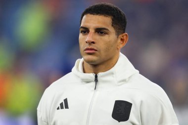 Aston Carlos, UEFA Şampiyonlar Ligi Stage maçı sırasında Villa Park, Birmingham 'da Aston Villa ve Bayern Münih maçında, 2 Ekim 2024