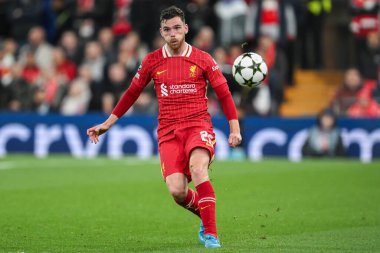 Liverpool Ligi Şampiyonlar Ligi - Lig Stage maçı Liverpool Bologna 'ya karşı Anfield, Liverpool, İngiltere, 2 Ekim 2024