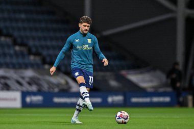 Preston North End 'den Robbie Brady, 2 Ekim 2024' te Preston North End - Watford maçında