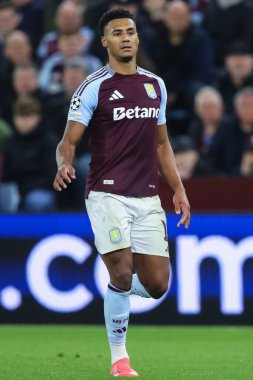 Aston Villa 'dan Ollie Watkins UEFA Şampiyonlar Ligi Stage maçı sırasında Villa Park, Birmingham, İngiltere' de Aston Villa - Bayern Münih maçında, 2 Ekim 2024