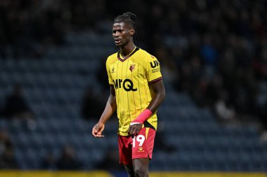 Watford 'dan Vakoun Issouf Bayo Sky Bet Şampiyonası' nda Preston North End, Deepdale, Preston, Birleşik Krallık 'ta Watford' a karşı, 2 Ekim 2024
