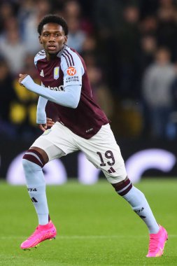 Aston Villa 'dan Jaden Philogene-Bidace UEFA Şampiyonlar Ligi Stage maçı sırasında Aston Villa, Bayern Münih' e karşı Villa Park, Birmingham, Birleşik Krallık, 2 Ekim 2024