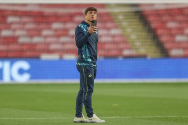 Swansea City 'den Gonalo Franco, 2 Ekim 2024' te Sheffield United ile Swansea City arasındaki karşılaşma sırasında İngiltere 'nin başkenti Sheffield' e geldi.