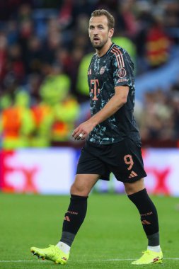 Bayern Münih 'ten Harry Kane UEFA Şampiyonlar Ligi Stage maçı sırasında Villa Park, Birmingham, Birleşik Krallık' ta Aston Villa - Bayern Münih maçında, 2 Ekim 2024