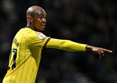 Preston North End 'den Robbie Brady, 2 Ekim 2024' te Preston North End - Watford maçında