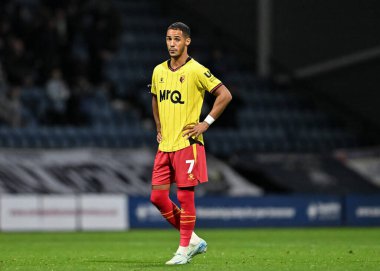 Watford 'dan Tom Ince Sky Bet Şampiyonası' nda Preston North End Watford 'a karşı Deepdale, Preston, İngiltere, 2 Ekim 2024