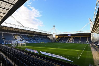 Deepdale 'in Gök İddia Şampiyonası öncesinde Preston North End - Watford maçına genel bir bakış, Deepdale, Preston, İngiltere, 2 Ekim 2024