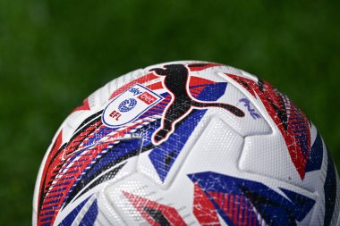 The match day ball during the Sky Bet Championship match Preston North End vs Watford at Deepdale, Preston, United Kingdom, 2nd October 2024 clipart