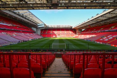 Anfield 'in UEFA Şampiyonlar Ligi - Lig Stage maçı öncesi genel görünümü Anfield, Liverpool, İngiltere, 2 Ekim 2024
