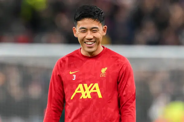 stock image Jhon Lucum of Bologna runs with the ball during the UEFA Champions League  - League Stage match Liverpool vs Bologna at Anfield, Liverpool, United Kingdom, 2nd October 202