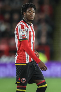 Sheffield United takımından Andre Brooks 2 Ekim 2024 'te Sheffield United ile Swansea City maçında Bramall Lane, Sheffield, İngiltere' de karşılaştı.