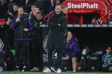 Swansea City 'den Luke Williams, Sky Bet Şampiyonası' nda Sheffield United ile Swansea City arasında oynanan Bramall Lane, Sheffield, İngiltere 'de 2 Ekim 2024