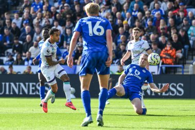 Bournemouth 'lu Evanilson, 5 Ekim 2024' te İngiltere 'nin Leicester şehrindeki King Power Stadyumu' nda Leicester City ile Bournemouth arasındaki Premier League maçında gol attı.
