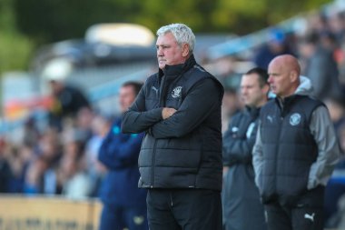 Steve Bruce, Mansfield Town, Mansfield Stadyumu 'nda oynanan Sky Bet 1 karşılaşmasında Blackpool' un baş antrenörü, 5 Ekim 2024