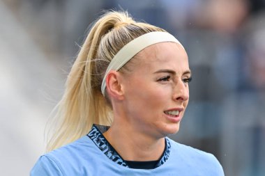 Manchester City Kadınlar Süper Ligi 'nden Chloe Kelly 6 Ekim 2024' te Joie Stadyumu 'nda Manchester City Women vs West Ham United Women maçında