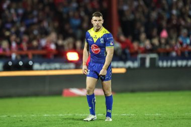 Warrington Wolves 'tan George Williams Betfred Süper Lig Yarı Finali sırasında Hull KR, Warrington Wolves' a karşı Sewell Group Craven Park, Kingston upon Hull, Birleşik Krallık, 4 Ekim 2024