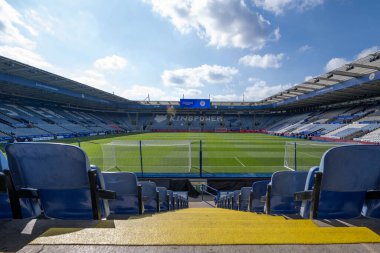 King Power Stadyumu, Leicester City, Premier League maçı sırasında King Power Stadyumu, Leicester, 5 Ekim 2024 'te Leicester City ve Bournemouth maçının genel görüntüsü.