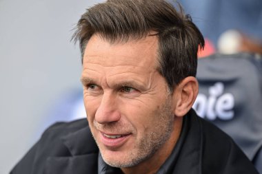 Gareth Taylor Manchester City Women 'ın teknik direktörü Barclays Women' s Super League 'in önünde Manchester City Women vs West Ham United Women, Joie Stadyumu, Manchester, 6 Ekim 2024