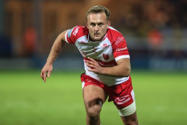 Jez Litten of Hull KR during the Betfred Super League Semi-Finals match Hull KR vs Warrington Wolves at Sewell Group Craven Park, Kingston upon Hull, United Kingdom, 4th October 2024 clipart