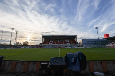 Sewell Group Craven Park 'ın Betfred Süper Lig Yarı Finalleri sırasında genel bir görüntüsü Hull KR vs Warrington Wolves ile Sewell Group Craven Park, Kingston üzerine Hull, Birleşik Krallık, 4 Ekim 2024