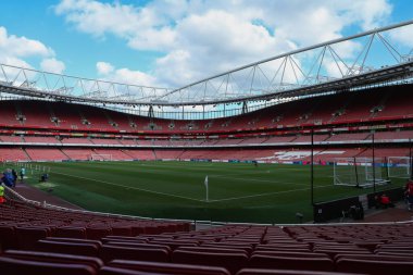 5 Ekim 2024 'te Emirates Stadyumu' nda oynanan Premier League maçı öncesinde Emirates Stadyumu 'nun genel bir görüntüsü Arsenal ile Southampton karşılaşması.