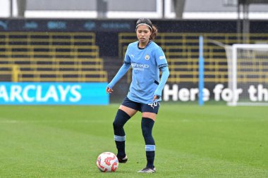 Manchester City Women 'dan Yui Hasegawa, 6 Ekim 2024' te Manchester City Women - West Ham United Women maçında Joie Stadyumu 'nda maç yapıyor.