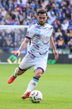 Bournemouth 'dan Lewis Cook Premier Lig maçı sırasında Leicester City, Bournemouth' a karşı King Power Stadyumu, Leicester, Birleşik Krallık 'ta 5 Ekim 2024' te oynanacak.