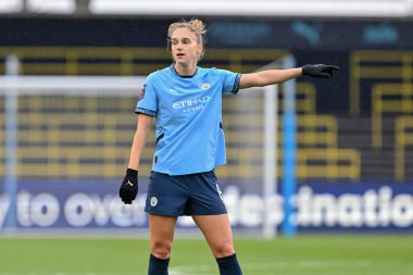 Manchester City Women 'dan Vivianne Miedema 6 Ekim 2024' te Manchester City Women vs West Ham United Women maçında Joie Stadyumu 'nda antrenman yapıyor.