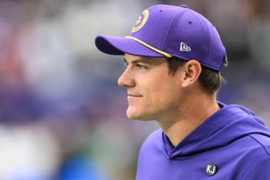 Minnesota Vikings takımından Marcellus Johnson 5 hafta öncesinde Tottenham Hotspur Stadyumu 'nda New York Jets ve Minnesota Vikings maçında 6 Ekim 2024