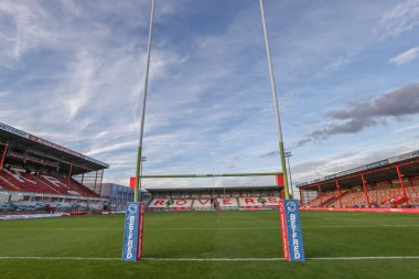 Sewell Group Craven Park 'ın Betfred Süper Lig Yarı Finalleri sırasında genel bir görüntüsü Hull KR vs Warrington Wolves ile Sewell Group Craven Park, Kingston üzerine Hull, Birleşik Krallık, 4 Ekim 2024