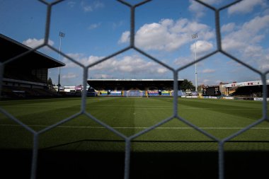 One Call Stadyumu 'nun genel görünümü, Mansfield Town' un evi Sky Bet League 1 maçının önünde Mansfield Town - Blackpool maçı Mansfield Stadyumu, Mansfield, İngiltere, 5 Ekim 2024