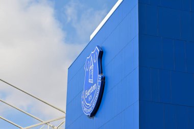 Goodison Park 'ın, Premier League maçı öncesinde Goodison Park, Liverpool, İngiltere' de Everton 'a karşı Newcastle United maçının genel dış görüntüsü, 5 Ekim 2024