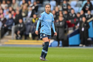 Manchester City Women 'dan Yui Hasegawa 6 Ekim 2024' te Manchester City Women vs West Ham United Women maçında Joie Stadyumu 'nda karşılaştı.