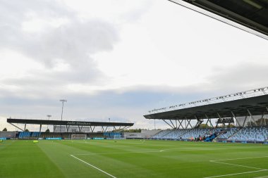 Joie Stadyumu 'nun, 6 Ekim 2024' te İngiltere 'nin Joie Stadyumu' nda oynanan Manchester City Women vs West Ham United Women karşılaşması öncesinde genel bir görüntüsü