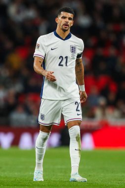 İngiltere 'den Dominic Solanke, UEFA Uluslar Ligi - B-Grubu B2 - maçı sırasında İngiltere ile Yunanistan arasındaki Wembley Stadyumu, Londra, Birleşik Krallık, 10 Ekim 2024