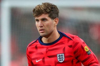 İngiltere 'den John Stones, UEFA Uluslar Ligi - B-Grubu B2 - maçı öncesinde İngiltere' ye karşı Wembley Stadyumu, Londra, İngiltere, 10 Ekim 2024
