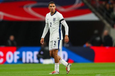 İngiltere 'den Trent Alexander-Arnold UEFA Uluslar Ligi - B-Grubu B2 - maçı sırasında İngiltere ile Yunanistan arasındaki Wembley Stadyumu, Londra, İngiltere, 10 Ekim 2024