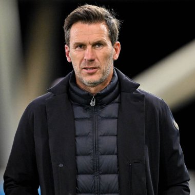Manchester City Women 'dan Gareth Taylor, 9 Ekim 2024 tarihinde Manchester City Academy Stadyumu' nda oynanan UEFA Kadınlar Şampiyonlar Ligi - D Grubu - Manchester City - Barcelona maçı öncesinde