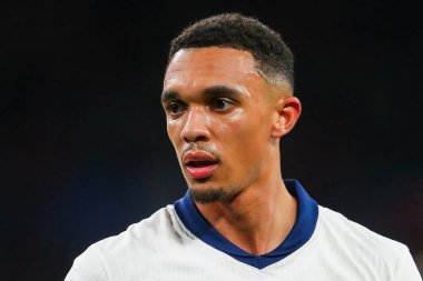 İngiltere 'den Trent Alexander-Arnold UEFA Uluslar Ligi - B-Grubu B2 - maçı sırasında İngiltere ile Yunanistan arasındaki Wembley Stadyumu, Londra, İngiltere, 10 Ekim 2024