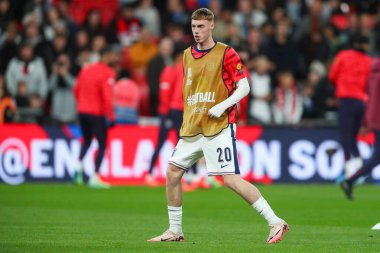 İngiltere 'den Cole Palmer, UEFA Uluslar Ligi - B-Grubu B2 - maçı öncesinde İngiltere' ye karşı Yunanistan Wembley Stadyumu, Londra, İngiltere, 10 Ekim 2024