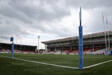 Gloucester Rugby 'nin evindeki Kingsholm Stadyumu' nda Gallagher Premiership maçı öncesinde Gloucester Rugby Bath Rugby 'ye karşı Kingsholm Stadyumu, Gloucester, 12 Ekim 2024