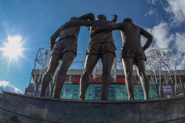 Old Traffords 'un 12 Ekim 2024' te Old Trafford, Manchester 'da oynanan Wigan Warriors vs Hull KR' a karşı oynadığı Betfred Süper Lig final maçındaki genel görünümü.