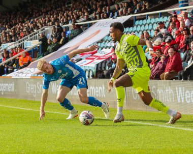 Rotherham United takımından Mallik Wilks, Peterborough United 'ın 12 Ekim 2024' te Weston Homes Stadyumu, Peterborough 'nda oynanan 1.