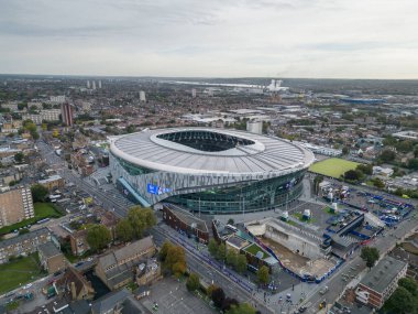 Tottenham Hotspur Stadyumu 'nun genel hava görüntüsü, bugünün 6. haftası için Jacksonville Jaguars - Chicago Bears maçı, Tottenham Hotspur Stadyumu, Londra, Birleşik Krallık, 13 Ekim 2024