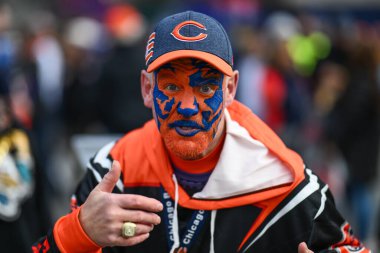 Chicago Bears taraftarları, Chicago Bears - Jacksonville Jaguars maçının öncesinde 13 Ekim 2024 'te Tottenham Hotspur Stadyumu' na geldiler.